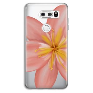 Pink Ellila Flower: LG V30 Transparant Hoesje