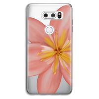 Pink Ellila Flower: LG V30 Transparant Hoesje