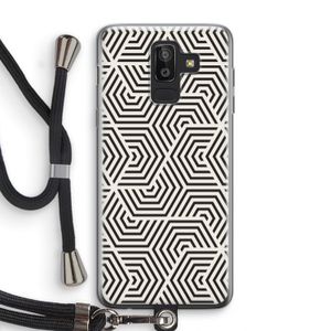 Magic pattern: Samsung Galaxy J8 (2018) Transparant Hoesje met koord