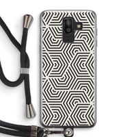 Magic pattern: Samsung Galaxy J8 (2018) Transparant Hoesje met koord