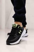 Under Armour Charged Edge Sneakers Heren Zwart/Lichtgroen - Maat 40.5 - Kleur: LichtgroenZwart | Soccerfanshop
