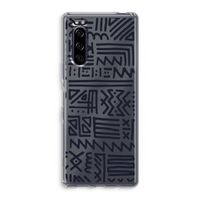 Marrakech print: Sony Xperia 5 Transparant Hoesje