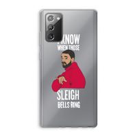 Sleigh Bells Ring: Samsung Galaxy Note 20 / Note 20 5G Transparant Hoesje