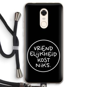 Vriendelijkheid: Xiaomi Redmi 5 Transparant Hoesje met koord