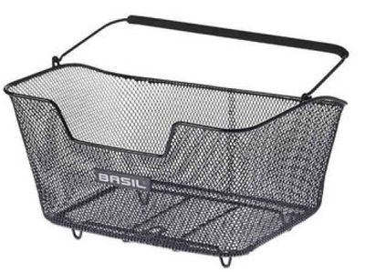 Basil base m - fietsmand - achterop- zwart