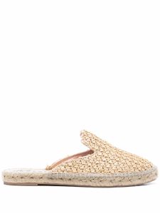 Manebi espadrilles en raphia à design sans lacets - Tons neutres