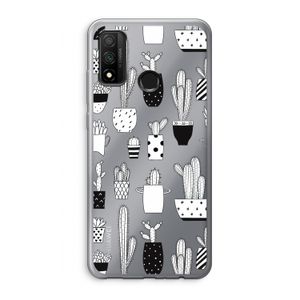 Cactusmotief: Huawei P Smart (2020) Transparant Hoesje