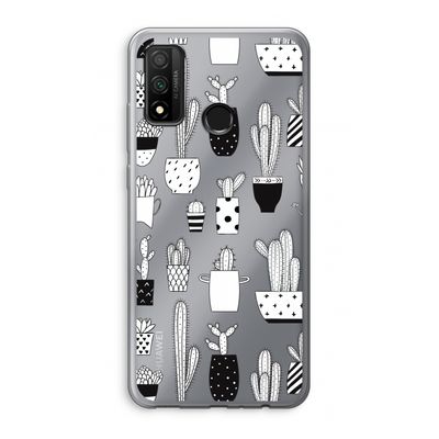 Cactusmotief: Huawei P Smart (2020) Transparant Hoesje