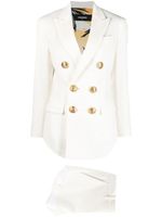 DSQUARED2 tailleur à boutonnière croisée - Blanc