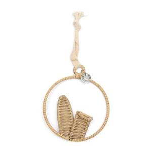 Riviera Maison - Rustic Rattan Bunny Ears Ornament - Naturel