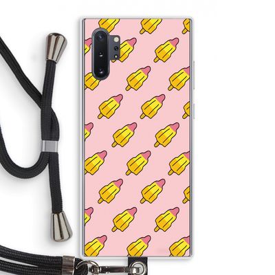 Waterijsjes: Samsung Galaxy Note 10 Plus Transparant Hoesje met koord