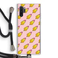 Waterijsjes: Samsung Galaxy Note 10 Plus Transparant Hoesje met koord