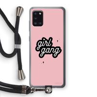 Girl Gang: Samsung Galaxy A31 Transparant Hoesje met koord
