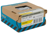 Proftec Spaanplaatschroef Vz Pk PZ2 4.0X35 | 200 stuks - 5203.01.25401