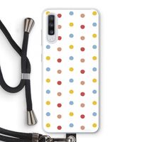 Bollen: Samsung Galaxy A70 Transparant Hoesje met koord Bollen: Samsung Galaxy A70 Transparant Hoesje met koord