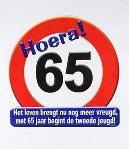 Huldeschild 65 Jaar