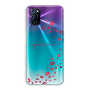 Kusjes: Oppo A72 Transparant Hoesje