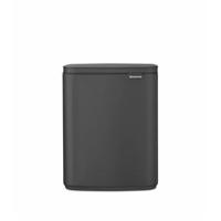 Brabantia Bo Prullenbak 12 L - Mineral Infinite Grey - thumbnail