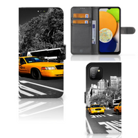 Samsung Galaxy A03 Flip Cover New York Taxi