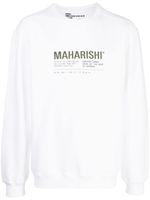 Maharishi sweat à logo imprimé - Blanc