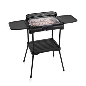 Princess 112250 Elektrische BBQ met zijplanken - 40x25cm - Met en zonder statief te gebruiken - 2200W