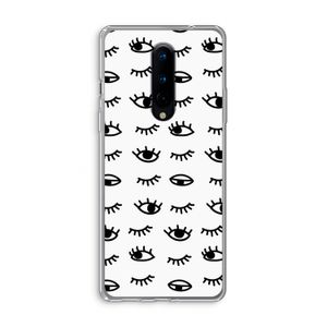 Eye pattern #2: OnePlus 8 Transparant Hoesje