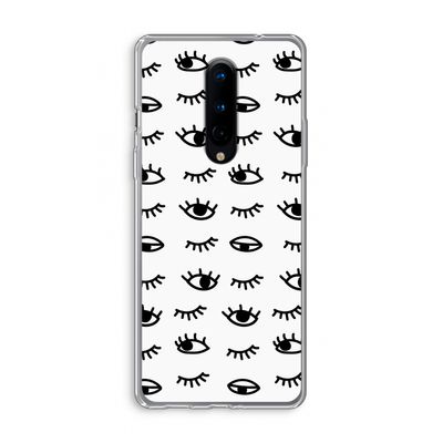 Eye pattern #2: OnePlus 8 Transparant Hoesje