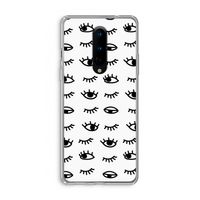 Eye pattern #2: OnePlus 8 Transparant Hoesje