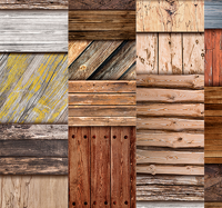 Behang met print hout uitstraling