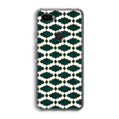 Moroccan tiles: Google Pixel 3a Transparant Hoesje