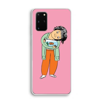 Visknuffel: Samsung Galaxy S20 Plus Transparant Hoesje