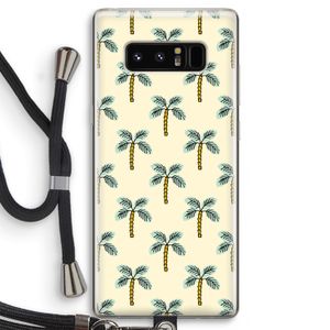Paradise: Samsung Galaxy Note 8 Transparant Hoesje met koord