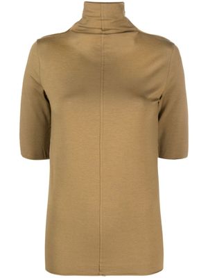 Thom Krom t-shirt à col roulé - Marron
