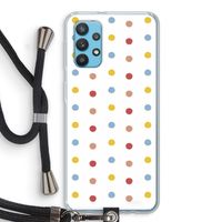 Bollen: Samsung Galaxy A32 4G Transparant Hoesje met koord