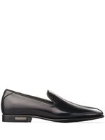 Jimmy Choo mocassins Thame à bout rond - Noir