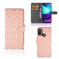 Motorola Moto E20 | E30 | E40 | Telefoon Hoesje | Pattern Orange