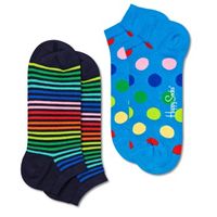 Happy socks 2 stuks Mini Stripe Low Sock - thumbnail