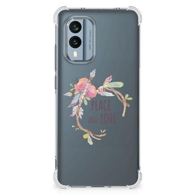 Nokia X30 Stevig | Bumper Hoesje | Boho Text Nokia X30 Stevig | Bumper Hoesje | Boho Text