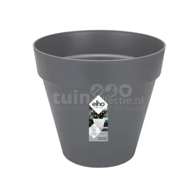 Elho Bloempot Loft Urban Rond Antraciet Ø19cm