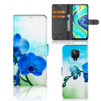 Xiaomi Redmi Note 9 Pro | Note 9S Hoesje Orchidee Blauw - Cadeau voor je Moeder