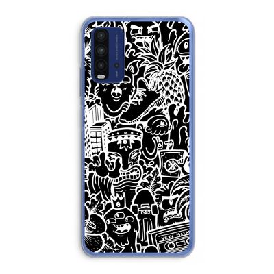 Vexx Black Mixtape: Xiaomi Redmi 9T Transparant Hoesje