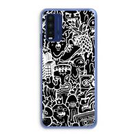 Vexx Black Mixtape: Xiaomi Redmi 9T Transparant Hoesje Vexx Black Mixtape: Xiaomi Redmi 9T Transparant Hoesje