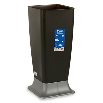 Parapluhouder - antraciet - kunststof - 55 cm - paraplubak met uitlekbak