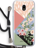 Sweet heaven geometrics: Samsung Galaxy J3 (2017) Transparant Hoesje met koord