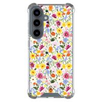 Samsung Galaxy S25 shockproof hoesje - Happy flora