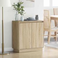 Dressoir met plank Sonoma Eiken 71 x 34,5 x 75 cm Bewerkt hout