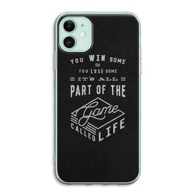 Life: iPhone 11 Transparant Hoesje