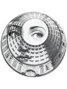 Fornasetti assiette décorative en céramique T&V - Noir