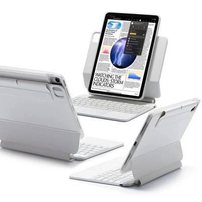 iPad Air 11” (2024) Rebound Magnetic Keyboard Case 360 - US Layout-White