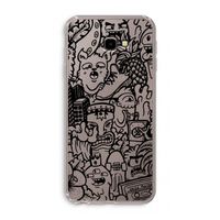 Vexx Black Mixtape: Samsung Galaxy J4 Plus Transparant Hoesje